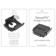 SecurityXtra Apple TV beveiligingshouder 4 en 4K