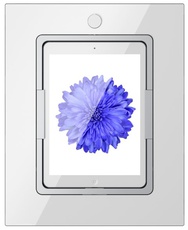 VIVEROO square design iPad inbouw wandhouder wit