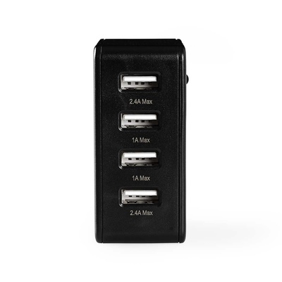 Nedis USB stopcontact lader 2 x 2,4A wit