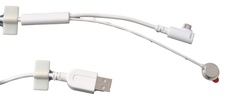 Sediso Micro USB kabel voor VR met sensor en laad- en alarmfunctie wit