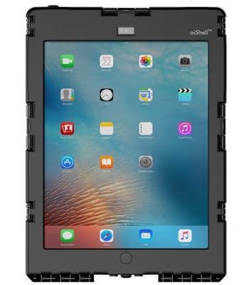 aiShell iPad 9,7 IP68 waterproof ruggedized beschermhoes zwart