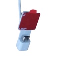 Micro USB kabel met laad- en alarmfunctie wit voor A114
