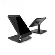 Box IT Design Slim Table Stand iPad zwart geanodiseerd vierkante voet