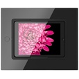 VIVEROO square design iPad inbouw wandhouder zwart