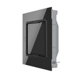 VIVEROO square design iPad inbouw wandhouder zwart