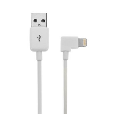 Haakse iPad Lightning - USB kabel wit 2 meter